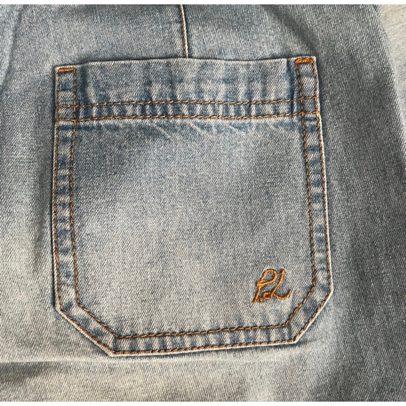 3.1 Phillip Lim Women’s Wide Leg Carpenter Jeans Size 2 Light Wash 100% Cotton - Picture 11 of 11